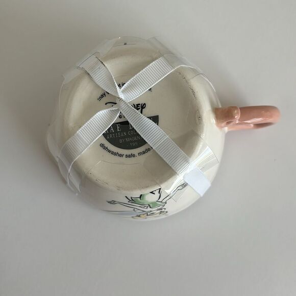 New Rae Dunn Disney Tinker Bell Ceramic Measuring Cups Set Pink Handle - Picture 7 of 10